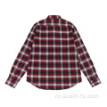 Herfst / winter stijl heren 100% katoen geweven shirts